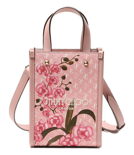 Jimmy Choo 2Way Shoulder Bag Mini North South Flower