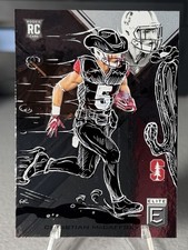 2017 Panini Donruss Elite Collegiate #118 Christian McCaffrey RC Art Card 1/1