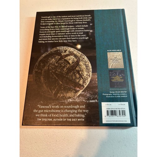 10 Minute Sourdough Breadmaking for Real Life Cookbook by Vanessa Kimbell - Afbeelding 2 van 3