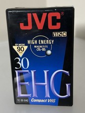 JVC TC-30 EHG VHSC Compact VHS tape 90 minute Factory Sealed New