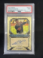 2021 Panini Gold Vinyl Prizm Cristian Pache RC Rookie AUTO 1/1 PSA 9 MINT