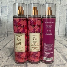 3 Bath  Body Works Ruby Apple  Rosewood Fine Fragrance Mist 8 fl oz NEW