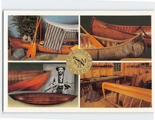 Postcard Boats from the Collection Adirondack Museum Blue Mountain Lake USA