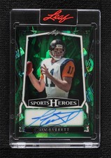 2025 Leaf Metal Sports Heroes Green Crystals 9/9 Jim Everett #BA-JE1 Auto 1y9