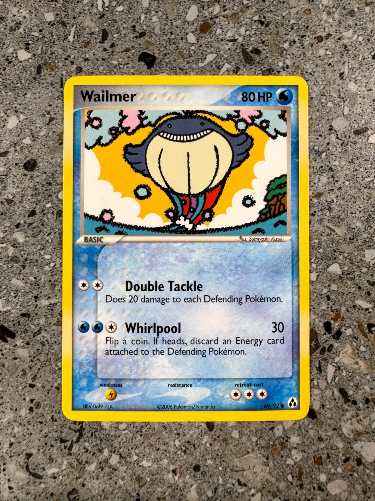 Pokemon TCG Cards Wailmer 69/92 Legend Maker NM