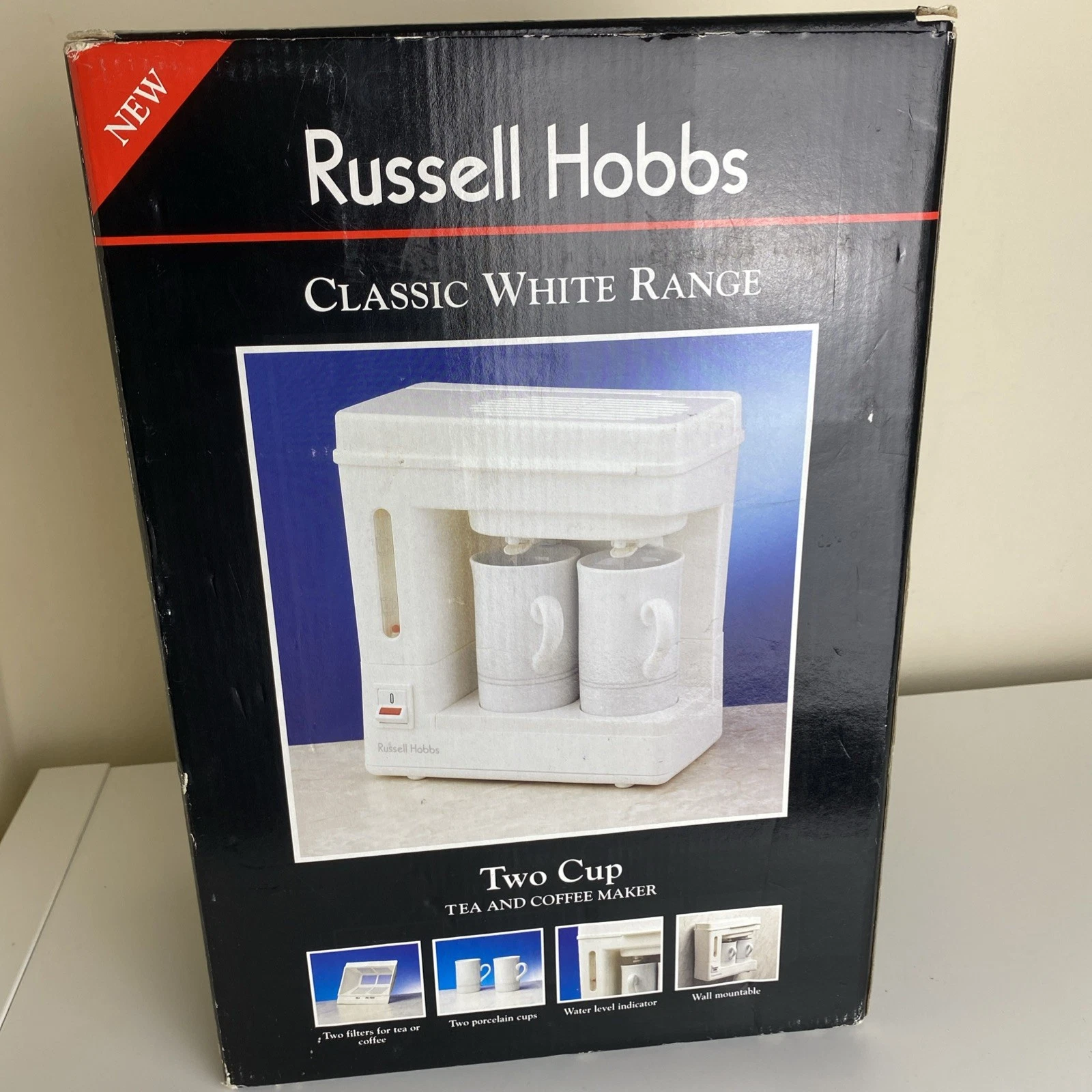 Russell Hobbs Two Cup Tea & Coffee Maker – Signature Range – Boxed