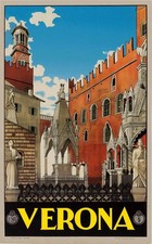 AFFICHE Poster Italie Verona
