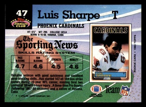 1992 Topps Stadium Club (1-600) Football Team Set - PHOENIX CARDINALS - Picture 2 of 6