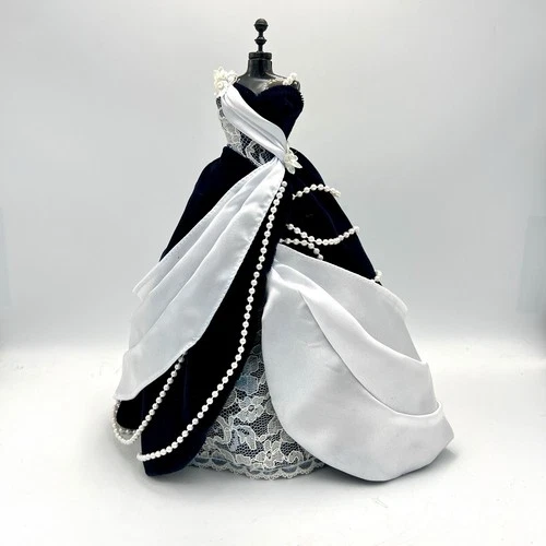 Vintage 1996 Mattel Midnight Waltz Barbie Doll Ballroom Beauties Collection Gown