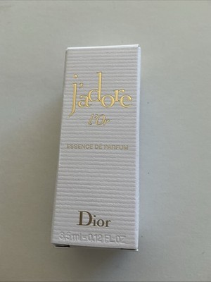Dior J'adore L'Or Essence de Parfum Mini Travel Size Splash 0.12oz / 3.5ml NIB