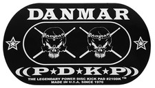 Danmar - 210DKSK - Double Kick Bass Drum Impact Pad - Skull