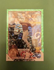 2023 Topps Green Foil /499 Steven Kwan Cleveland Guardians #116