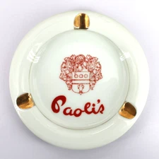 Vintage Marketing Ashtray Paoli's