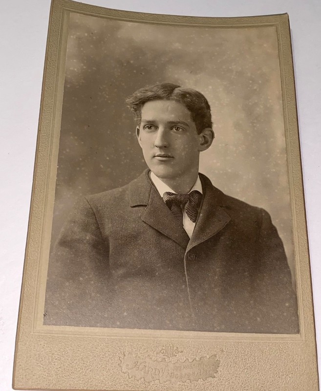 Rare Antique ID'd WPI Baseball Player & Fire Engineer Cabinet Card Photo Sports