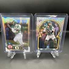 2023 Topps Chrome - Shea Langeliers - Prizm Refractor RC Bowman Mojo SP RC🔥HOT