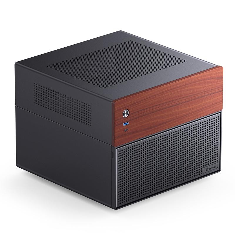 Jonsbo Nero Case N4 Black Micro Tower Acciaio Legno Itx Micro Atx Sfx - Immagine 2