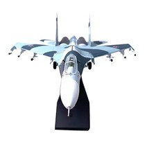 SU-27 Flanker Heavy Aircraft 1:100 Model Plane Fighter Military Ornament Scene