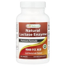 Natural Lactase Enzyme, 9,000 FCC ALU, 180 Ta...