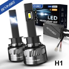 H1 Led Headlight Bulbs Canbus Kit 120w 6000k For Peugeot 206 2005-2009 High Beam