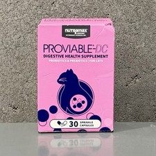 Nutramax Proviable-DC Digestive Supplement for Cats, 30 Caps EXP 12/26