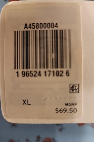 Neu mit Etikett Levi's Damen XL Oberteil Jaspis Blumenmuster geknöpfte Bluse Langarmshirt Org. 69 $ - Bild 6 von 15