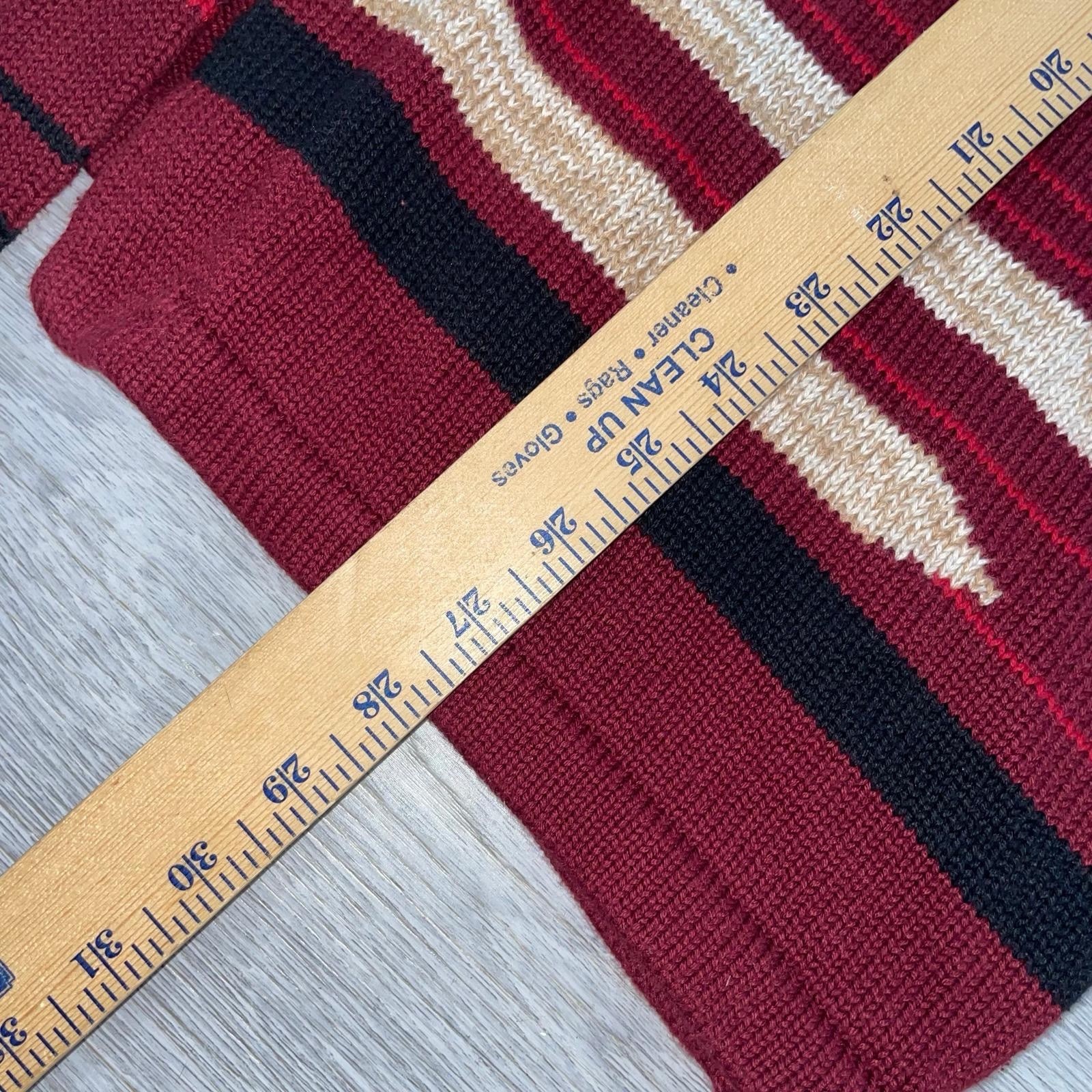 Pendleton Cardigan Sweater Aztec Southwestern Red… - image 7