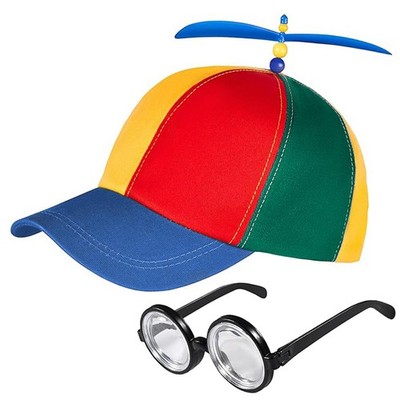 Propeller Mütze，Bunte Propellermütze，Hubschraubermütze，Baseball Cap mit Idiot...