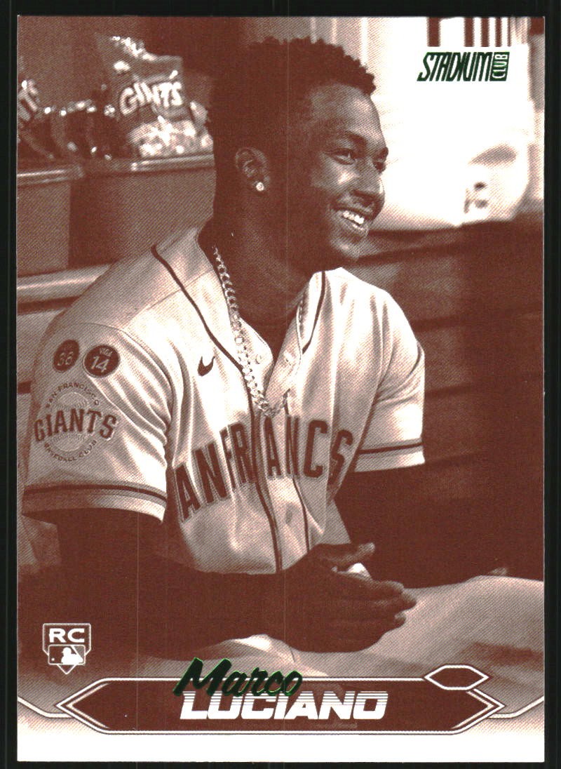 2024 Stadium Club Sepia #224 Marco Luciano RC Rookie Giants