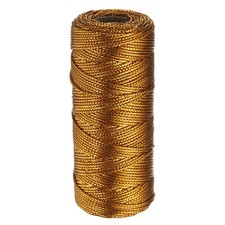 328 Feet/109 Yards Metallic Cord Gold Tone Twine 1.5mm Thread String