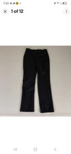 Quince Pants Women Size Small Black Bootcut Stretch Waist Athletic Comfort