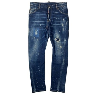 Dsquared2 Dsquared Fabricate Denim Skinny Pants Classic Kenny Twist Jean S74Lb04