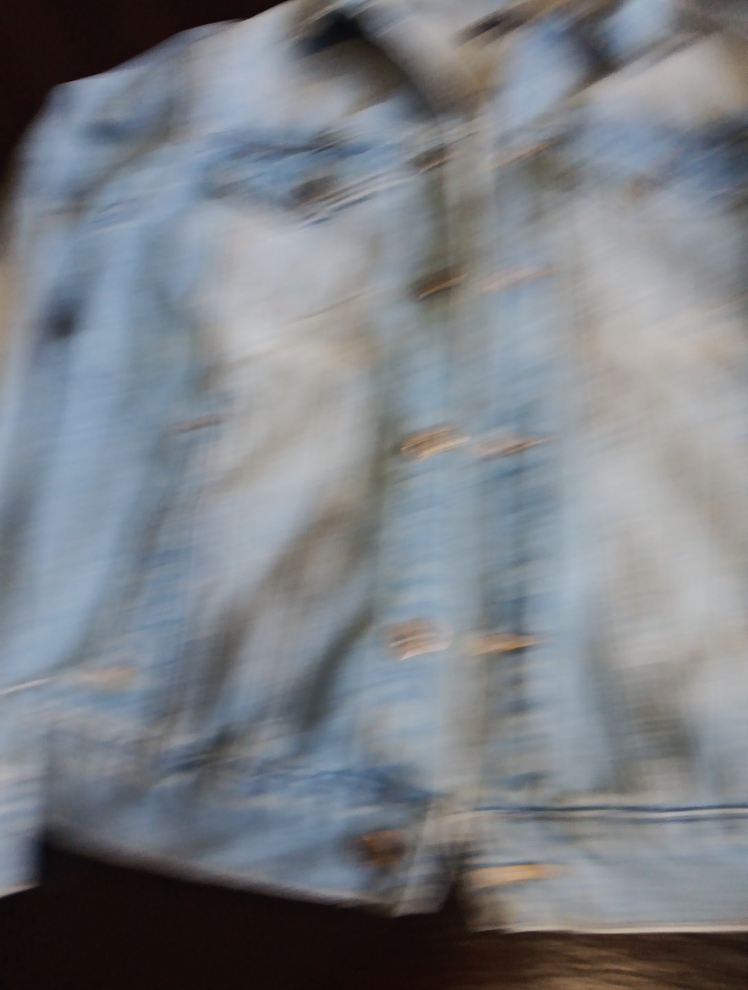 Request Premium Distressed Denim Jacket ~ Men's  … - image 3