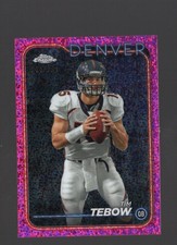 2024 Topps Chrome #66 Tim Tebow Magenta Speckle Refractor #/399