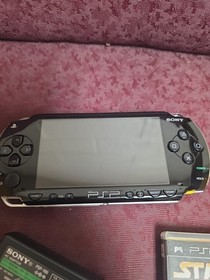 Sony PSP PSP-1001 PlayStation Portable - Black Charger Battery Star Wars Game