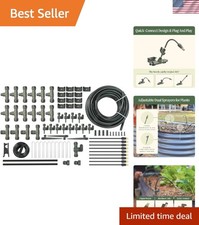 Eco-Friendly Drip Irrigation Kit for Raised Garden Beds - Easy DIY Installation