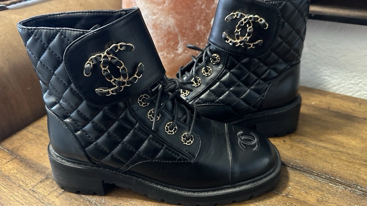 CHANEL Combat Boots for Women for sale - eBay
