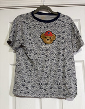 Polo Ralph Lauren Bear Graphic T-Shirt Gray Men's L/G Crew Neck