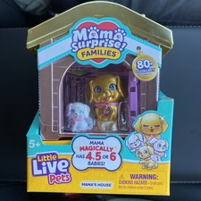 Little Live Pets Mama Surprise Families House Limited Edition Golden Retriever