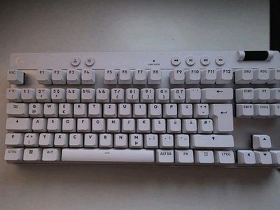 Logitech G PRO X TKL Kabellose Gaming-Tastatur - Weiß, Deutsch