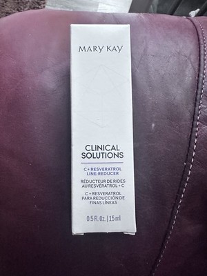 New In Box Mary Kay Clinical Solutions C + Resveratrol Line Reducer Full Size