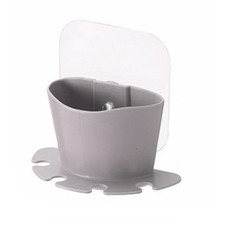 Suction Cup Toothbrush Holder Wall Mounted Bathroom Organizer Toothpaste Holder