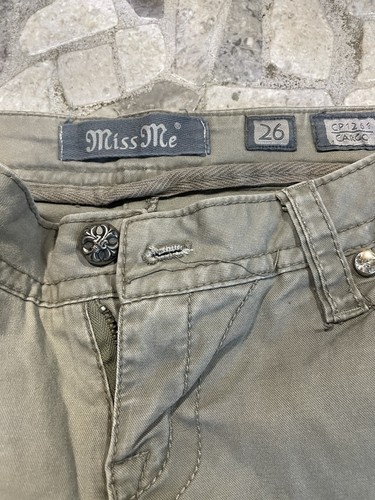Miss Me 26 Green Cargo Pants - Picture 3 of 3