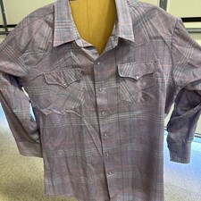 vintage Pearl Snap western shirt /mesquite made in the US 17 1/2 -33
