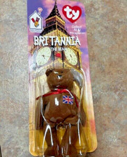 Britannia The Bear 1999 McDonalds Ty Beanie Baby With Rare Errors 1993 Oakbrook