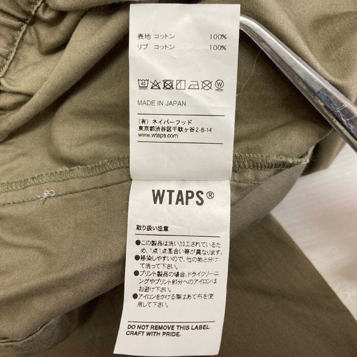 WTAPS DOUBLE TAPS 181TQDT-JKM03 18SS SMOCK JACKET COTTON WTAPS DOUBLE TAPS 181TQDT-JKM03 18SS SMOCK JACKET COTTON