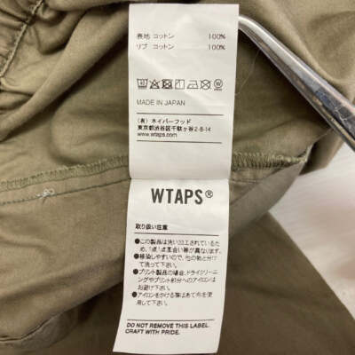 WTAPS DOUBLE TAPS 181TQDT-JKM03 18SS SMOCK JACKET COTTON WTAPS DOUBLE TAPS 181TQDT-JKM03 18SS SMOCK JACKET COTTON