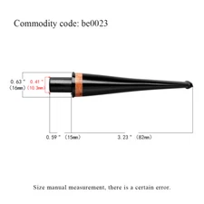 MUXIANG 9mm Filter Straight Tapered Stem Acrylic Mouthpiece Bit Tobacco Pipe DIY