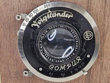Voigtlander Anastigmat SKOPAR Compur lens 1:4.5 /F 10.5cm