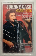 Johnny Cash Giant Hits Cassette Tape SEALED Small Crack in Case