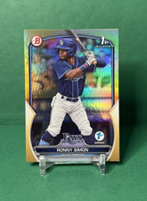 2023 Bowman 1st Edition Gold 37/50 Ronny Simon 1st #BPPF-112